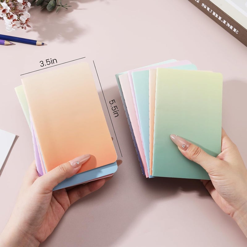 Ddaowanx Small Lined Notepads, Bulk Cute Mini Journals,3.5 x 5.5 Inches,72 Pages, Pocket Notebooks Set Colorful Cover Notebooks for Kids, Party Favors (60) - Image 2